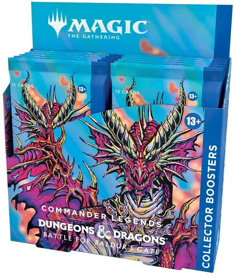 Wizards of the Coast Magic the Gathering CCG Commander Legends- Battle for Baldurs Gate Collector Booster Display